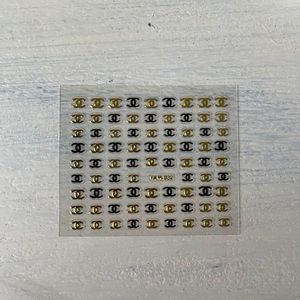 Gold Nail Decals